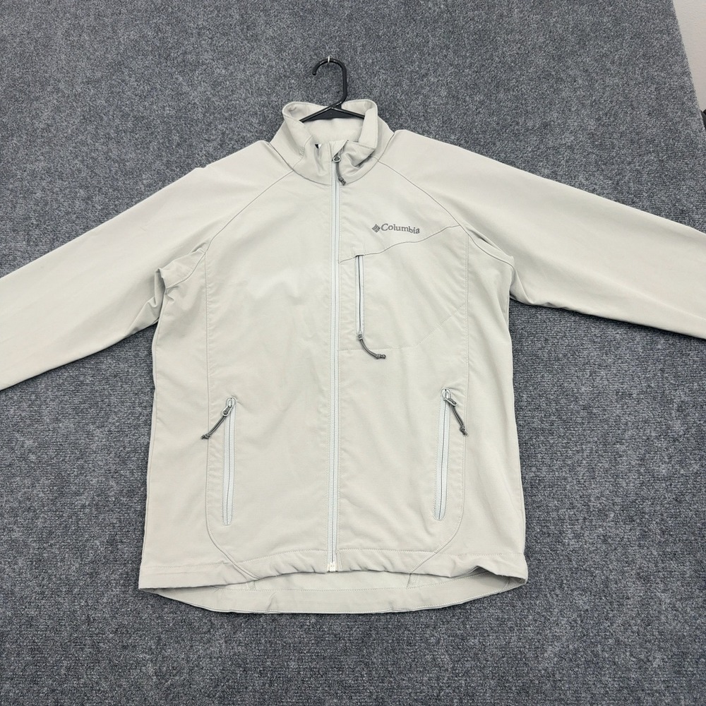 Columbia Jacket Mens S Grey Polyester Elastane Omni-Shield Interchange Gorpcore